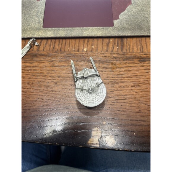 1991 Rawcliffe Pewter Star Trek USS Reliant RF 787 Spaceship Miniature - Picture 1 of 7